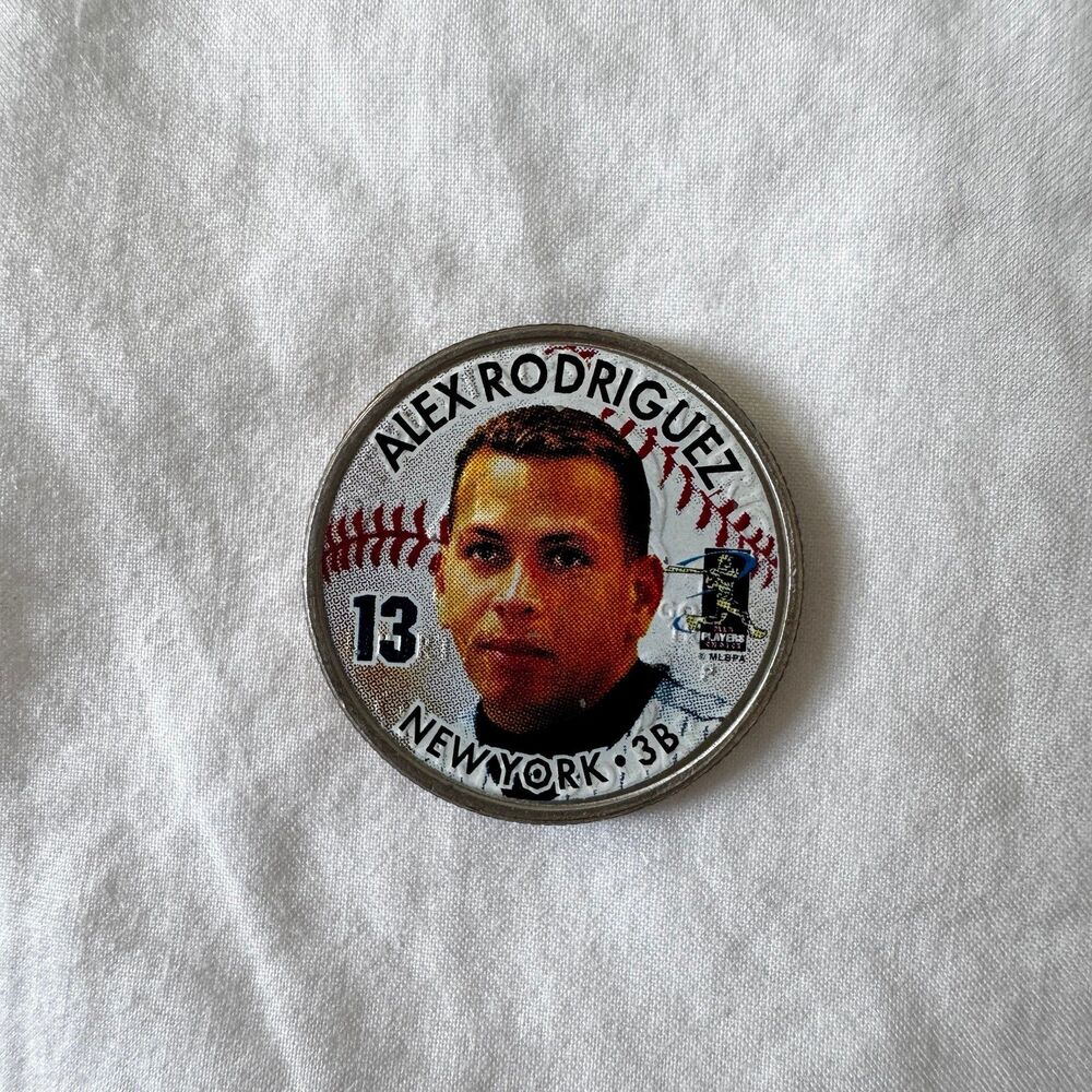 Alex Rodriguez 13 New York Yankees Baseball Coin